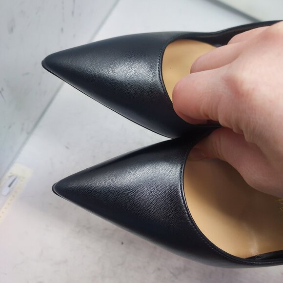 Christian Louboutin Black Jenlove Ankle Strap Pointed Toe Pump - Picture 12 of 13